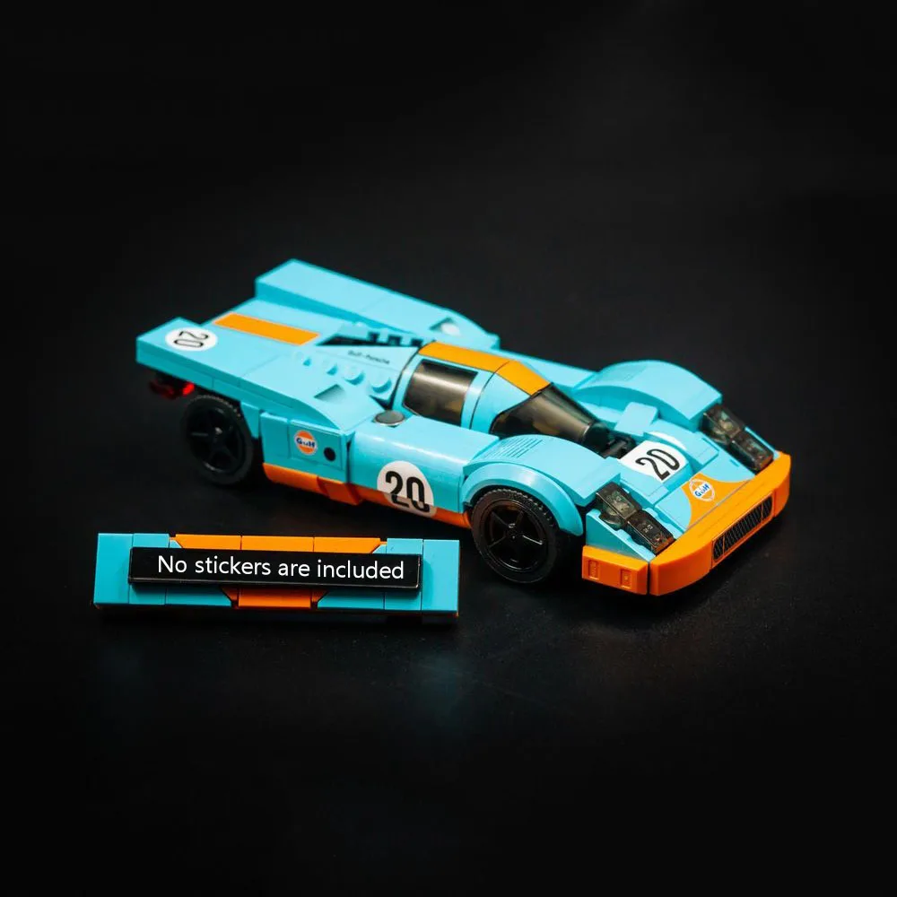 Moc 917k no.20 super modelo de carro blocos de construção chiron clássico veículo tijolos crianças brinquedos educativos diy aniversário presentes natal