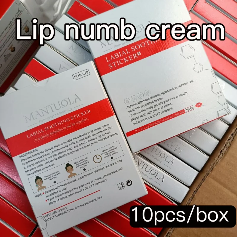 

50/30/10pcs Lip Sticker Microshading Paste Permanent Makeup Accessories Tattoo lips Supplies