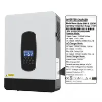 EASUN POWER Onduleur Solaire Hybride 2.2KW 12V 230V avec Contrôleur de Charge Solaire MPPT 80A, Entrée PV 450V, Onduleur à Onde Sinusoïdale Pure, Stock UE 4