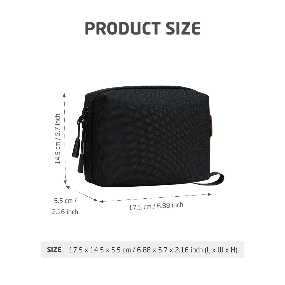Power Packer Side – Borsa Organizer Per Accessori Elettronici, Cavi E HDD, Con Scomparti Elastici, Manico, 26x9x4 Cm