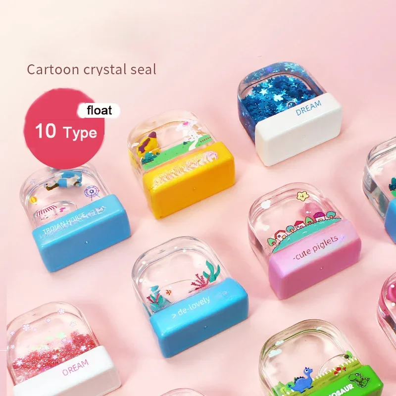 Children's Name Seal Free 5ml Ink Custom Students Name Stamp Kindergarten Clothes Waterproof Sticker Will Not be Washed Off