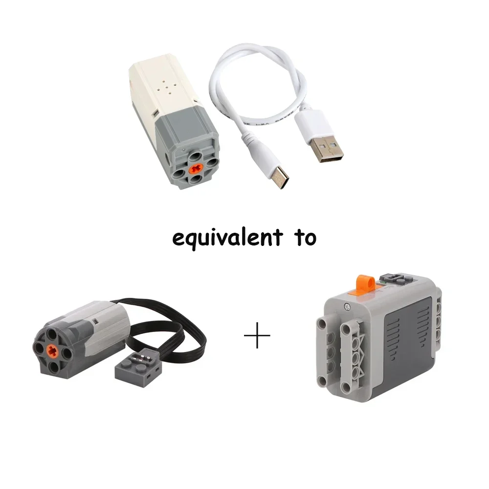 MOC Bluetooth-Pair Rechargeable Block M Motor 8883 APP Control