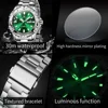 OLEVS 5560 Waterproof Stainless Steel Strap Watches For Men Quartz Business Men Wristwatches Calendar Week Display 2