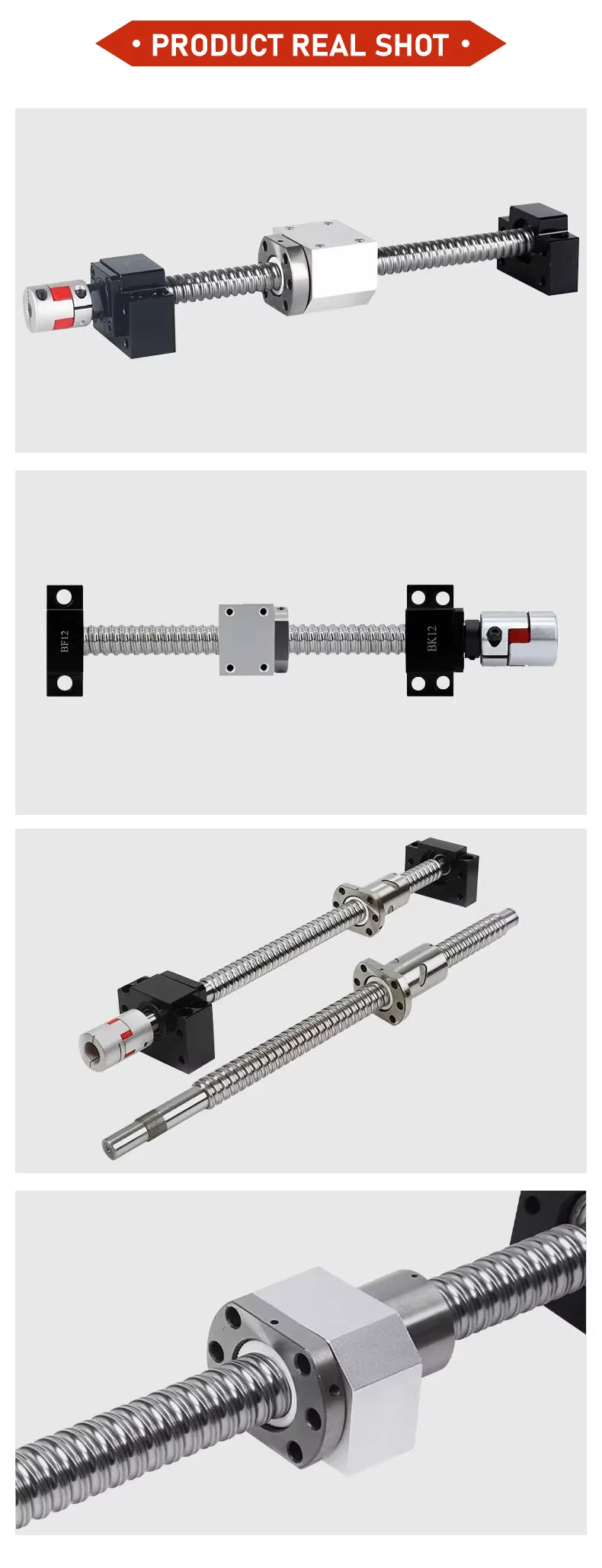 SFU3204/SFU3205/SFU3210 150 mm-1050 mm Kugelumlaufspindel + DSG32H Muttergehäuse + BKBF25/EKEF25/FKFF25 + XB-Koppler 40 x 65 14 mm-17 mm – Detail 14