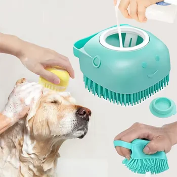 Silicone Pet Bath Brush 1