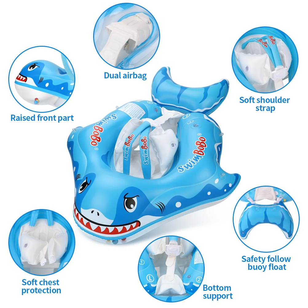 New Baby Swimming Float Ring Inflatable Infant Floating For Summer Kids Swim Pool Accessories Circle Toddler Bathing Water Toy 3