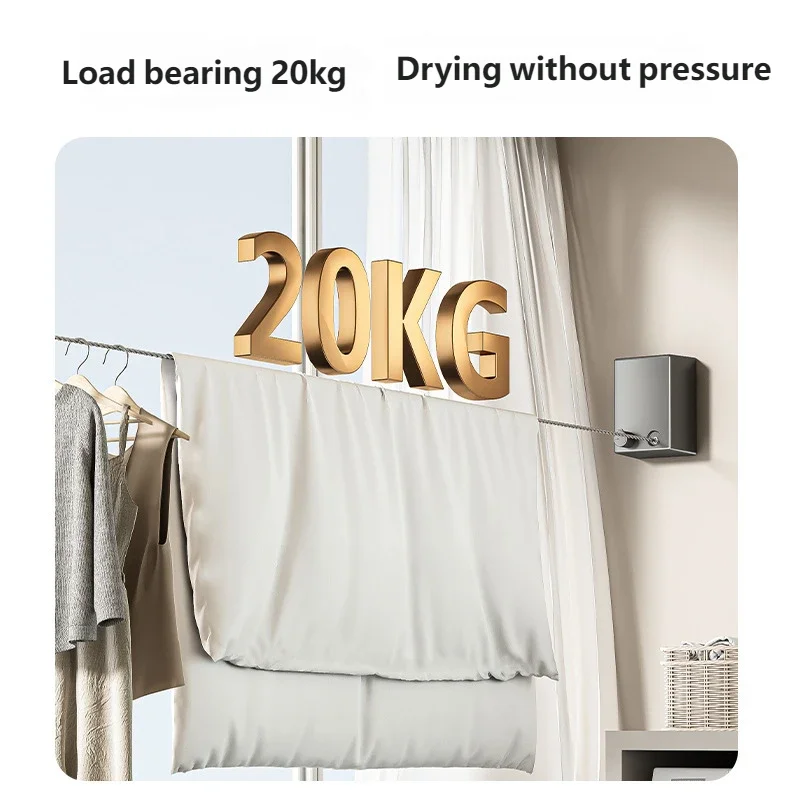Retractable Clothes Dryer Stainless Seel Household