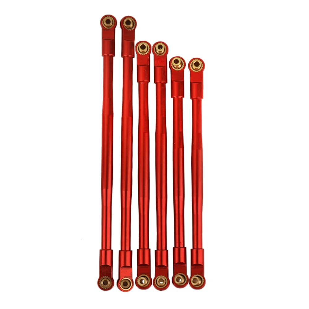 8 Pcs Metal Link Rod Linkage Rear Trailing Arm Set for AXIAL RBX10 Ryft 1/10 RC Crawler Upgrade Parts Accessories 6