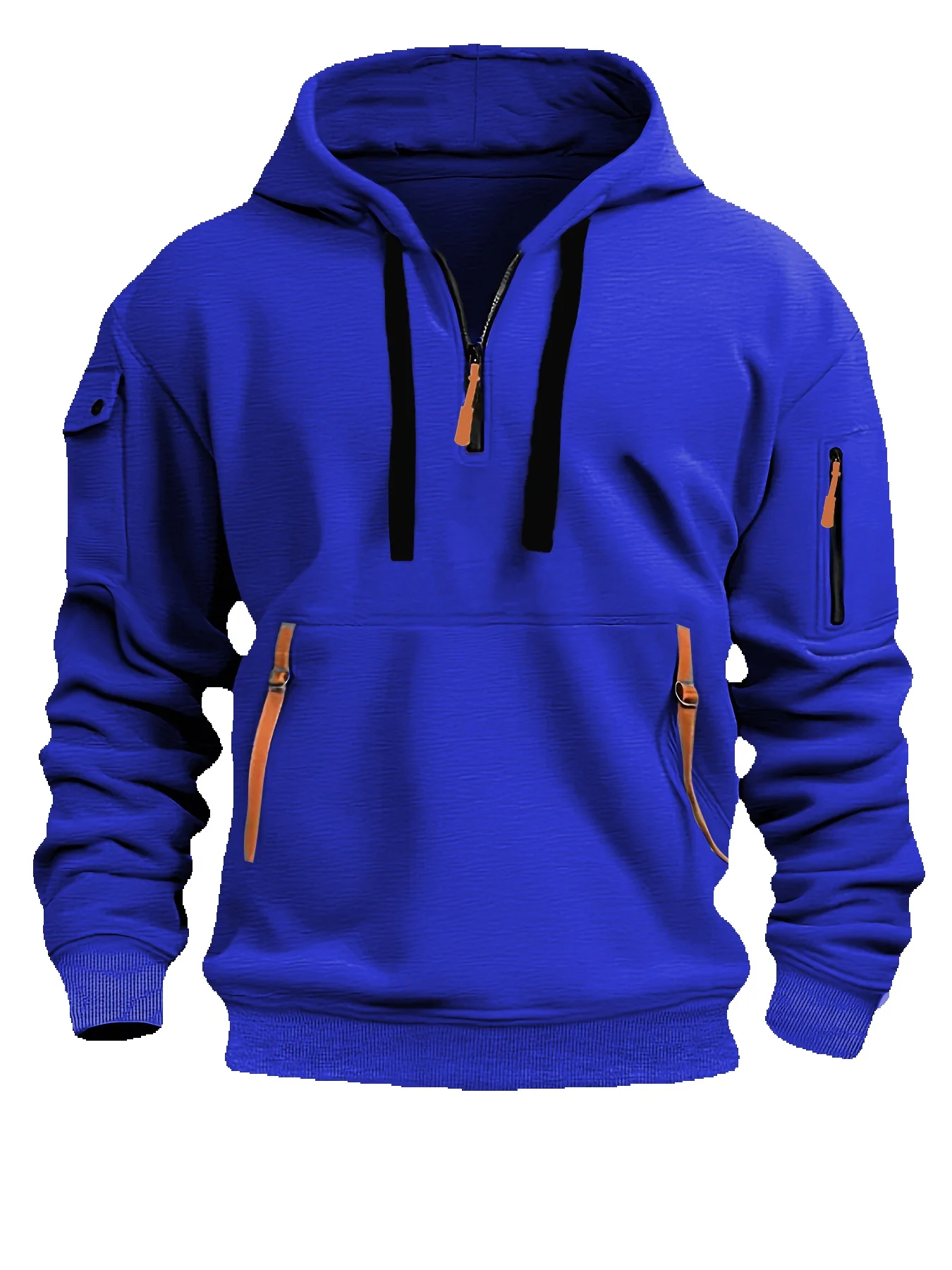 2024high quality Cotton Dropped Shoulder Hooded Men's Women's Plus Size Loose Pullover Fashion Sweatshirt_voghion.com