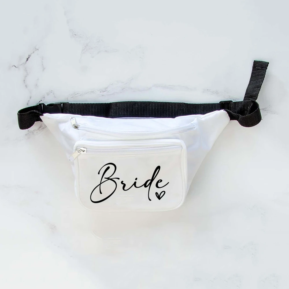 Bachelorette Fanny Pack Party Favors Bridesmaid Proposal Adjustable Bride Babe Waist Bag Bridal Shower Wedding Decoration 5
