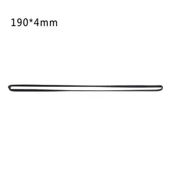 Universal Cassette Tape Machine Flat Rubber Belt - 4mm Width (190mm)