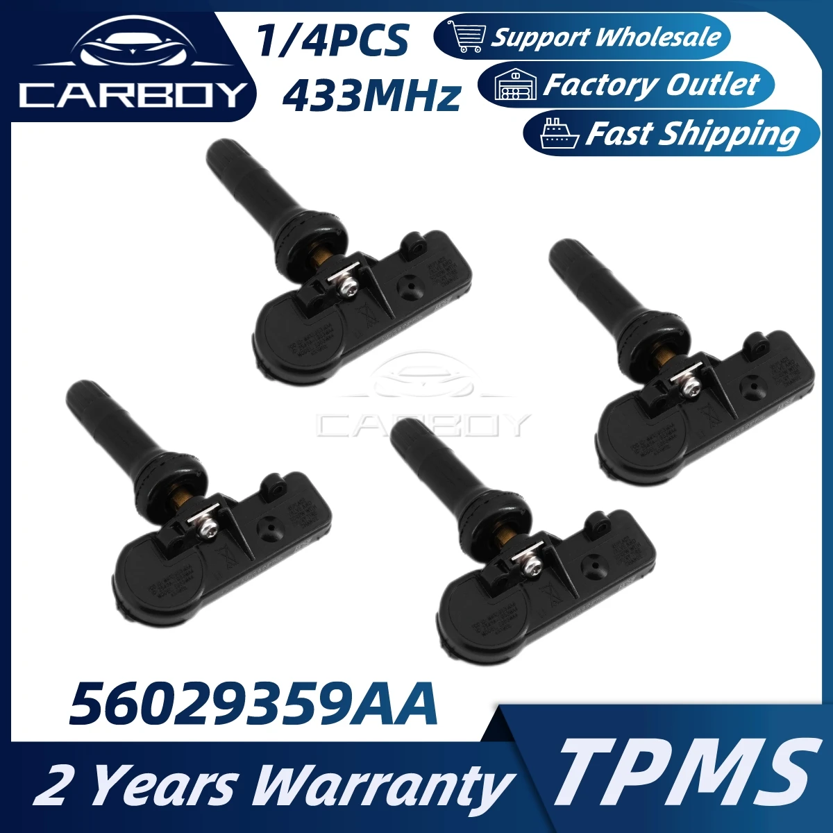 

56029359AA 68001698AB TPMS Sensor For Jeep Grand Cherokee Dodge Nitro Dodge Challenger Coupe Avenger Grand Voyager 300C Touring