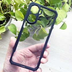 Premium Shockproof Transparent Phone Case with Airbag Protection for Nubia NEO 5 (Black)