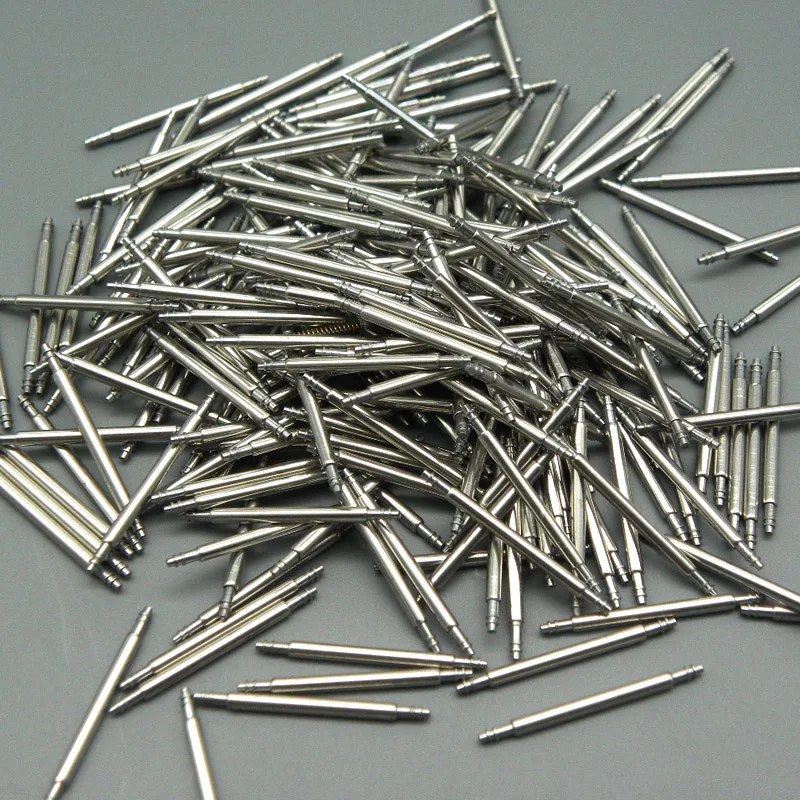 Premium Silver Stainless Steel Watch Band Strap Repair Kit - 4pcs Spring Bar & Link Pin Set (16-28mm)