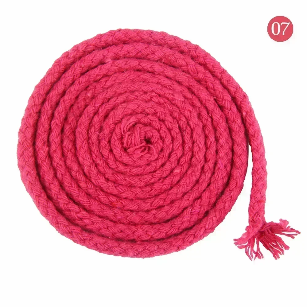 Premium Cotton Twisted Rope for Sewing & Crafting - 10M 5/7mm, Ideal for Bag Straps & Home Decor