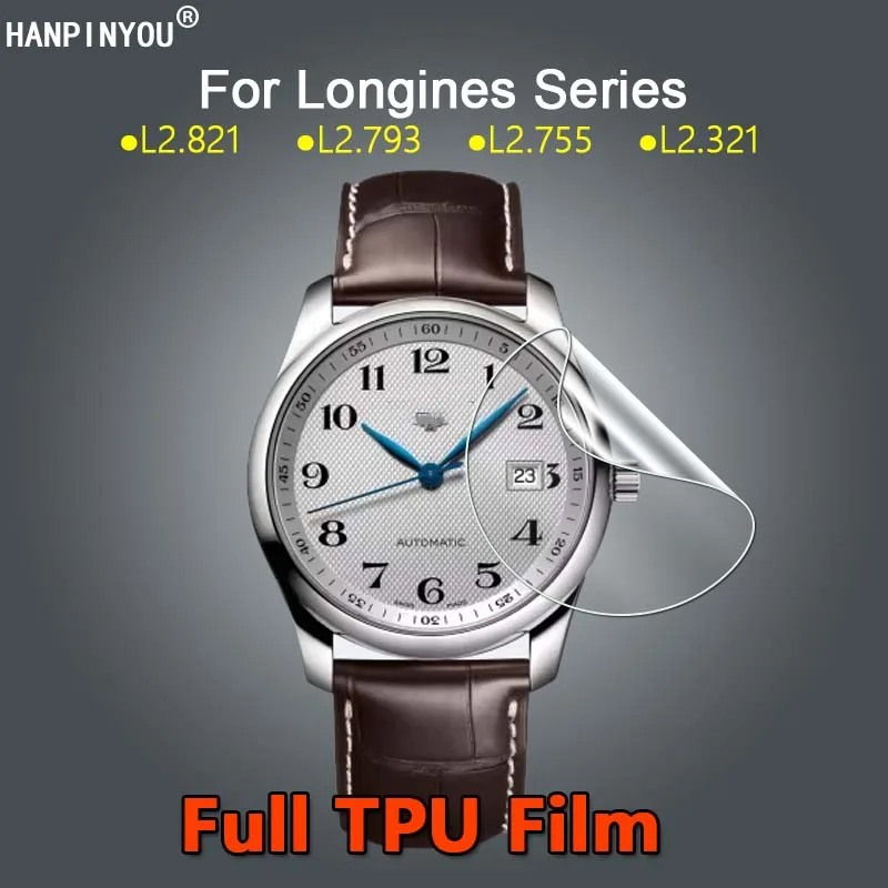 Per Longines L2 827 821 820 816 793 755 628 321 320 128 Smartwatch Pellicola Protettiva Per Schermo In Tpu Ultra Trasparente Sottile E Morbida-Non In 
