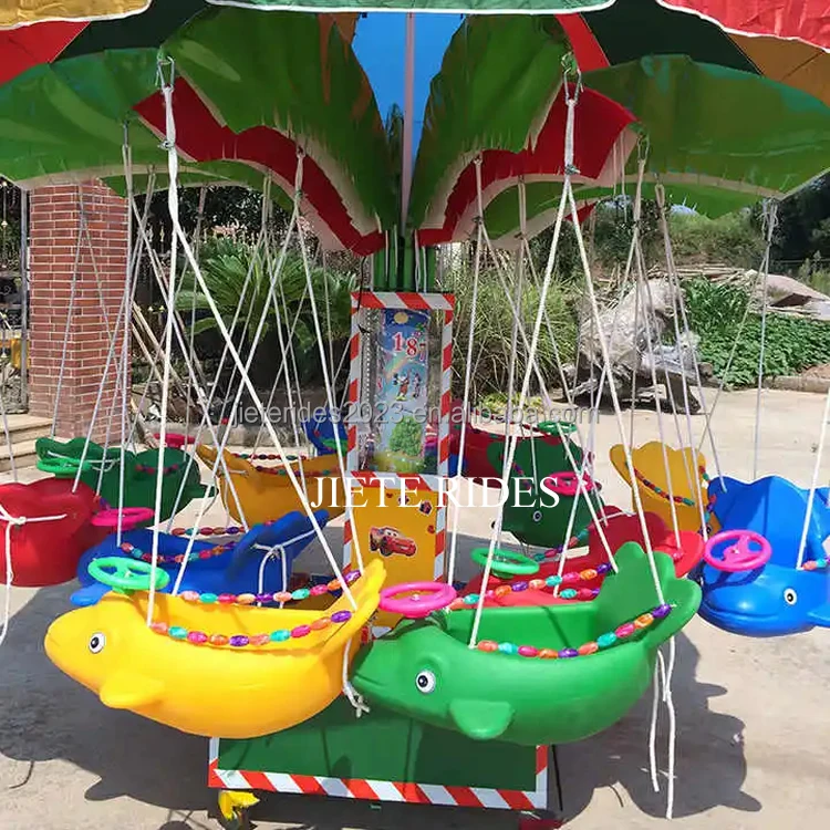 RC Swing Ride Carousel with Power Functions Motors Kits Building Toys MOC Build
