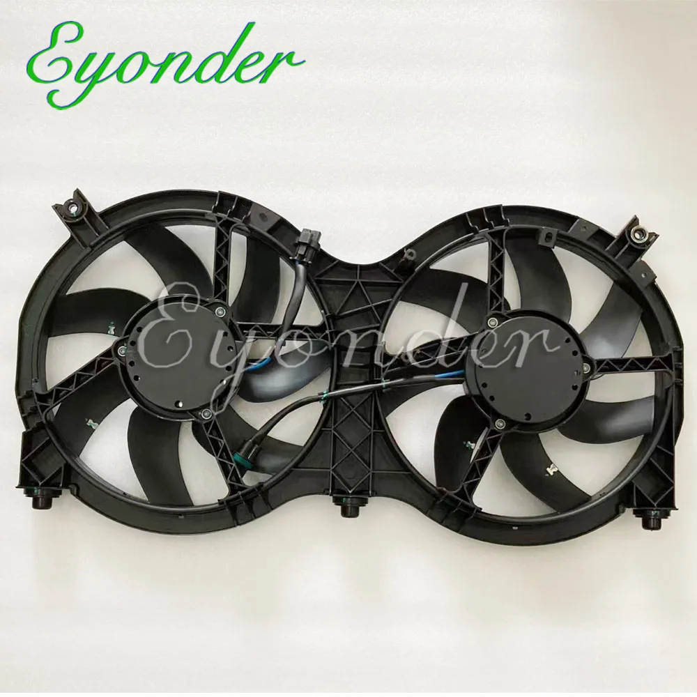 ランヤード Cooling Radiator Condenser Fan for Nissan Pathfinder