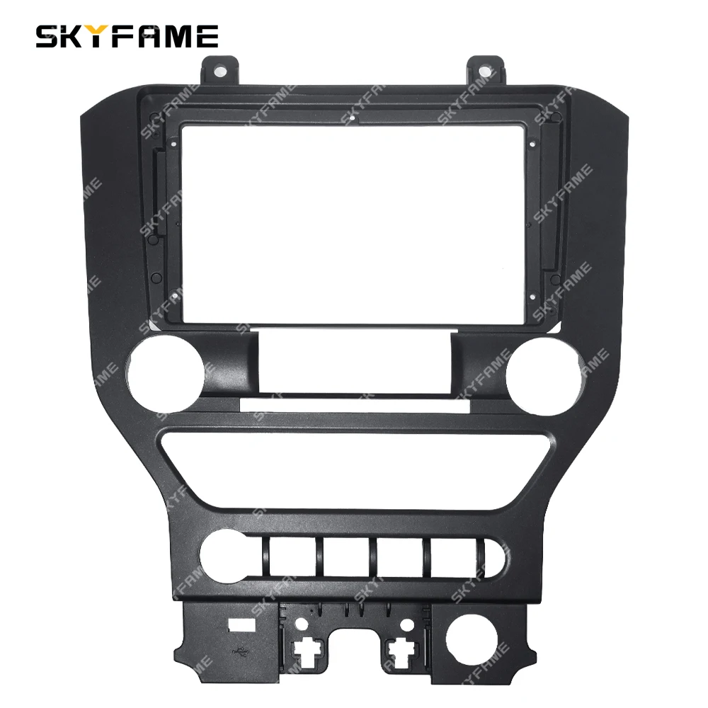 SKYFAME Car Frame Fascia Adapter Canbus Box Decoder Android Radio Dash Fitting Panel Kit For Ford Mustang