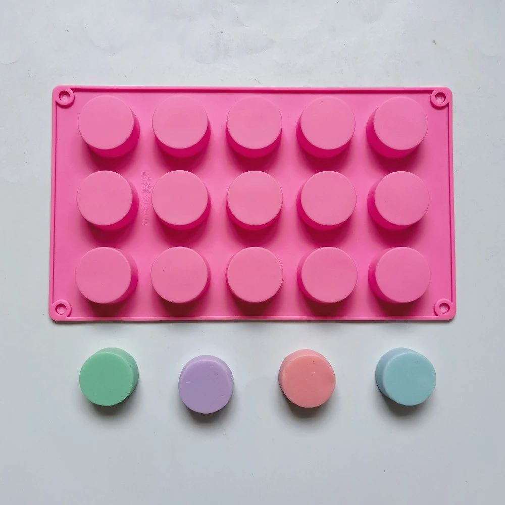 

Small cylindrical chocolate silicone mold DIY candy pudding dessert mold cake decoration plugin kitchen baking utensils