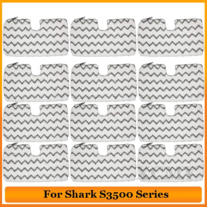Steam Mop Pads For Shark SE460 S3500 Series S3550 S3501 S3601 S3601D Washable Microfiber Steam Mop Cloth Cleaning Replacement