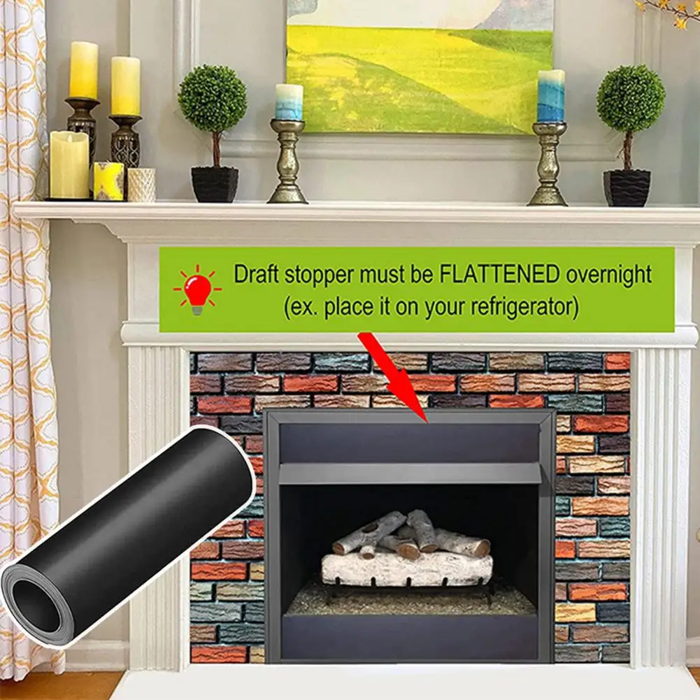 2Pcs Fireplace Draft Covers Helpful Pollen Proof Vent Ingress Block for