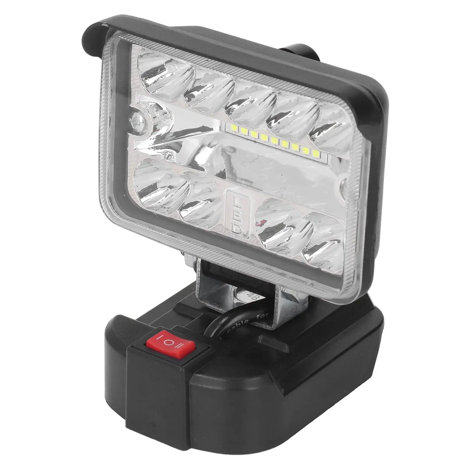 3in LED Work Light Cordless with Stand for Emergency for outdoor Lighting 54W 2800LM 6500K