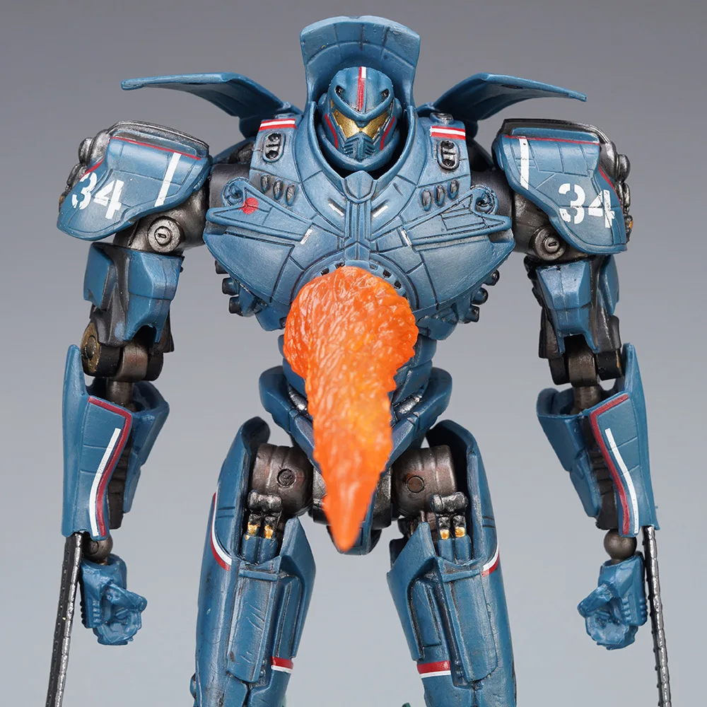 Pacific Rim Deluxe Light Edition Gipsy Danger Action Figure Limited Movable Obsidian Fury Mecha Model Children Birthday Gift