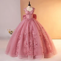 Pink 15 Quinceanera Dresses Ball Gown Sweet Lace Party Dresses 15 Year Old Dress For Quinceanera Customized Princess Gown 2025 - Image 2