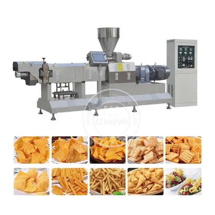 Vendita Calda Macchine Alimentari Macchina Per Tortilla Di Mais Doritos Chips Macchine Linea Di Produzione Di Tortilla Completamente Automatica