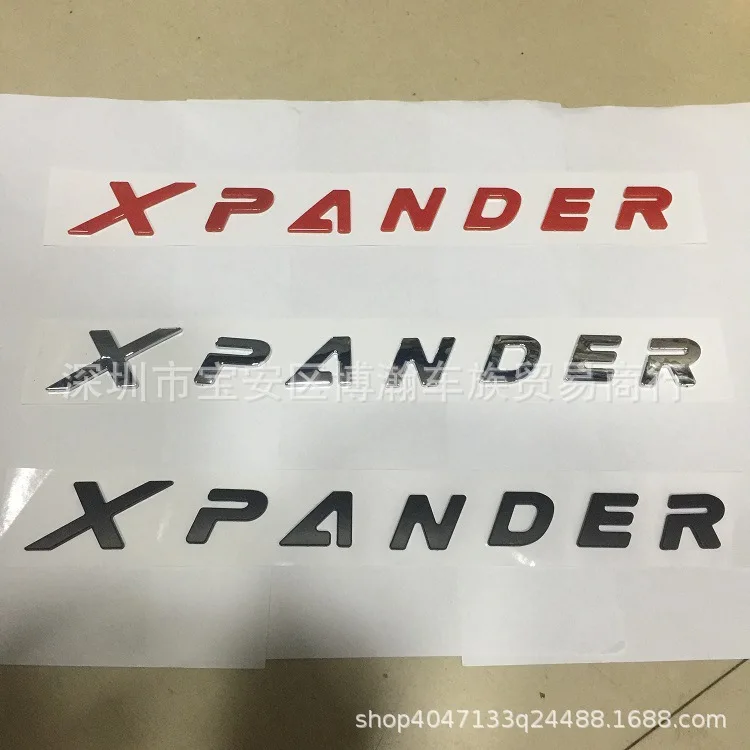 

Applicable to Mitsubishi XPANDER engine cover label, English letter label, Mitsubishi front and rear vehicle label, and trunk la