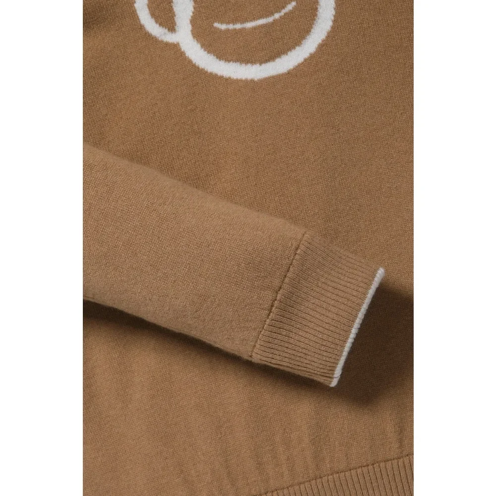 24 New Luxury Meets Simplicity: High-end Brand Men's Knitted Sweaters, Versatile Korean Style, New Autumn Fashion Items
