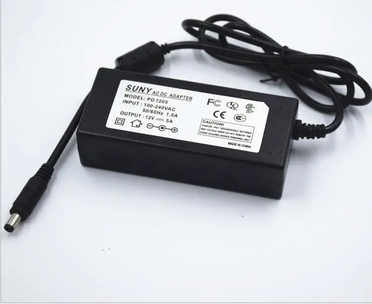 

ЖК-монитор, 12 В, 5 А, адаптер переменного и постоянного тока, импульсный источник питания, регулятор напряжения постоянного тока 12 В, 5 светодиодов