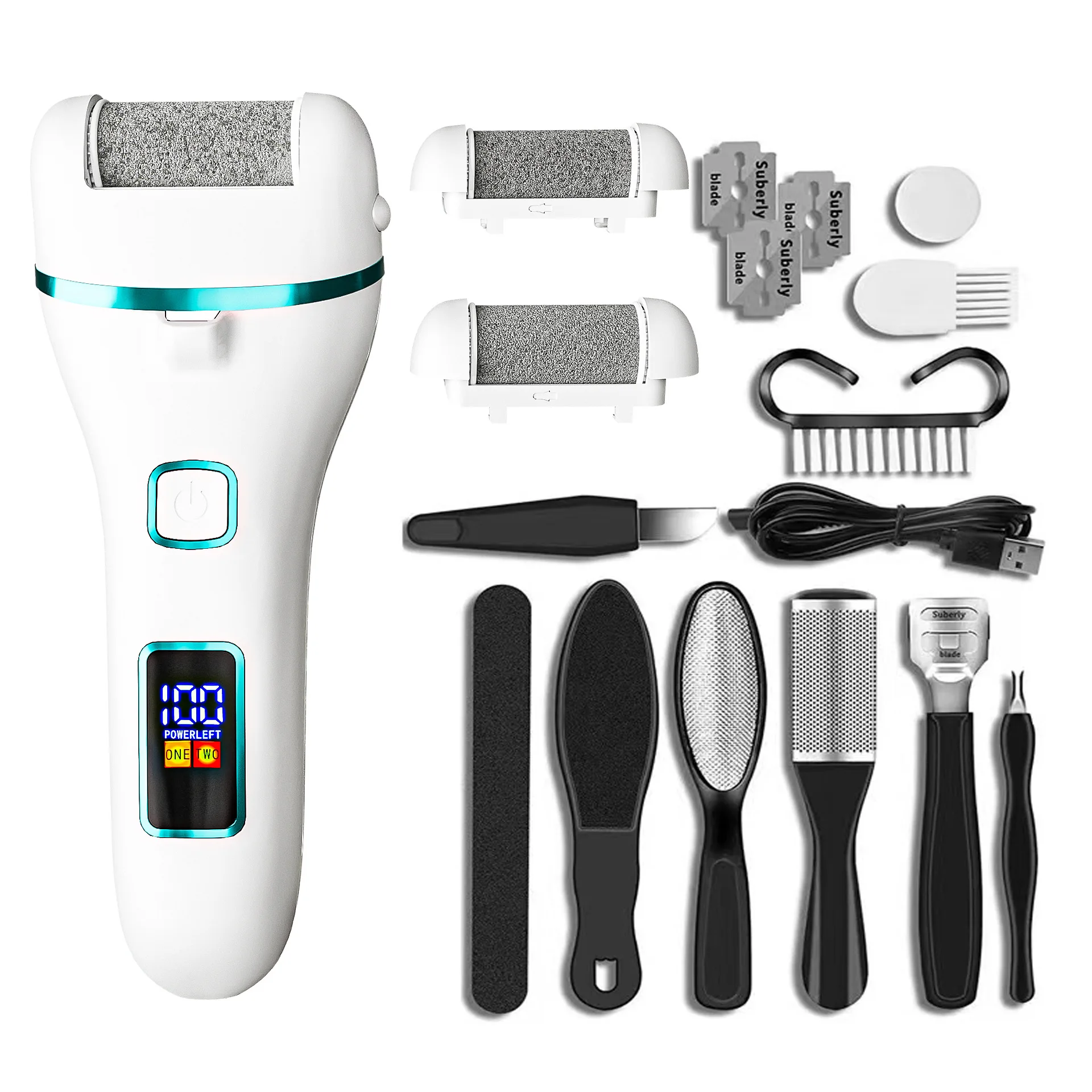 Electric Foot Callus Remover Grinder Pedicure Machine Tools Electric Foot Sandpaper Pedicure