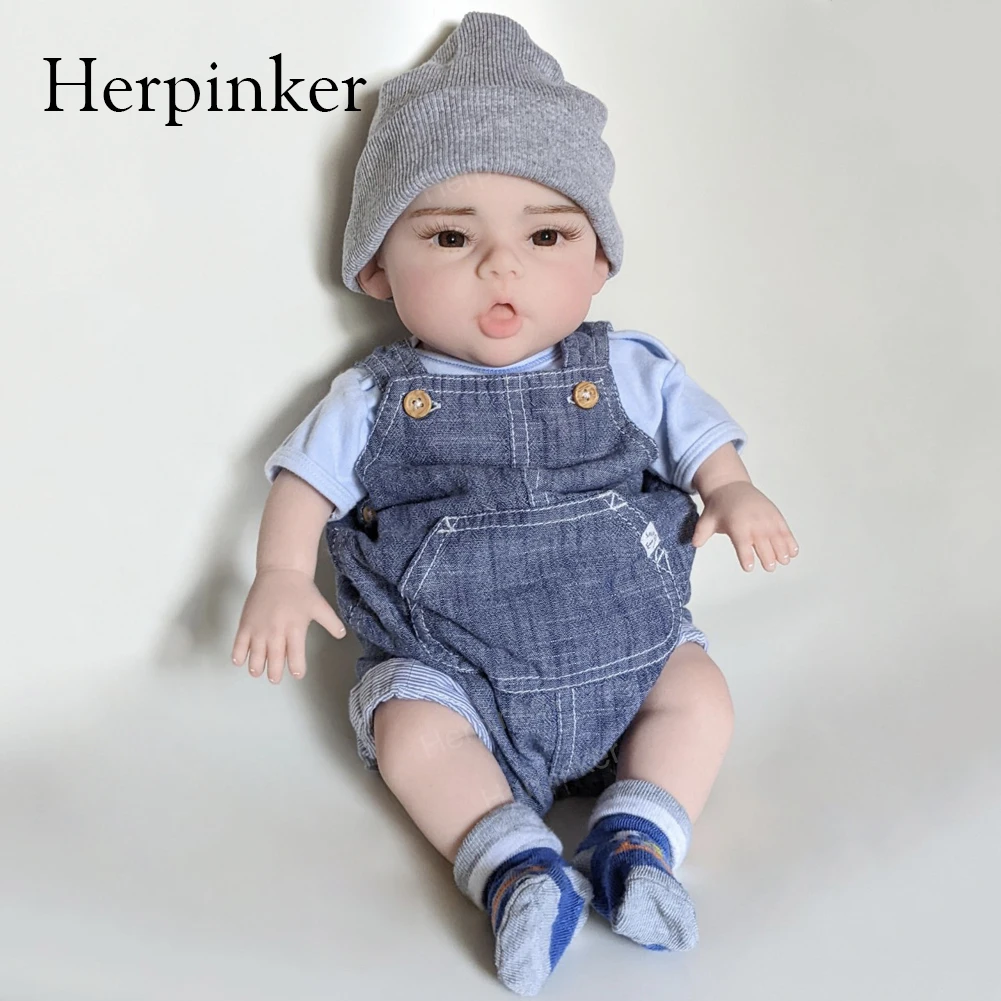 Full body silicone baby Silicone Boys and Girls Realistic Reborn Body Regenerated Realistic Early Childhood Education Toys reborn early diaries 1947 1963