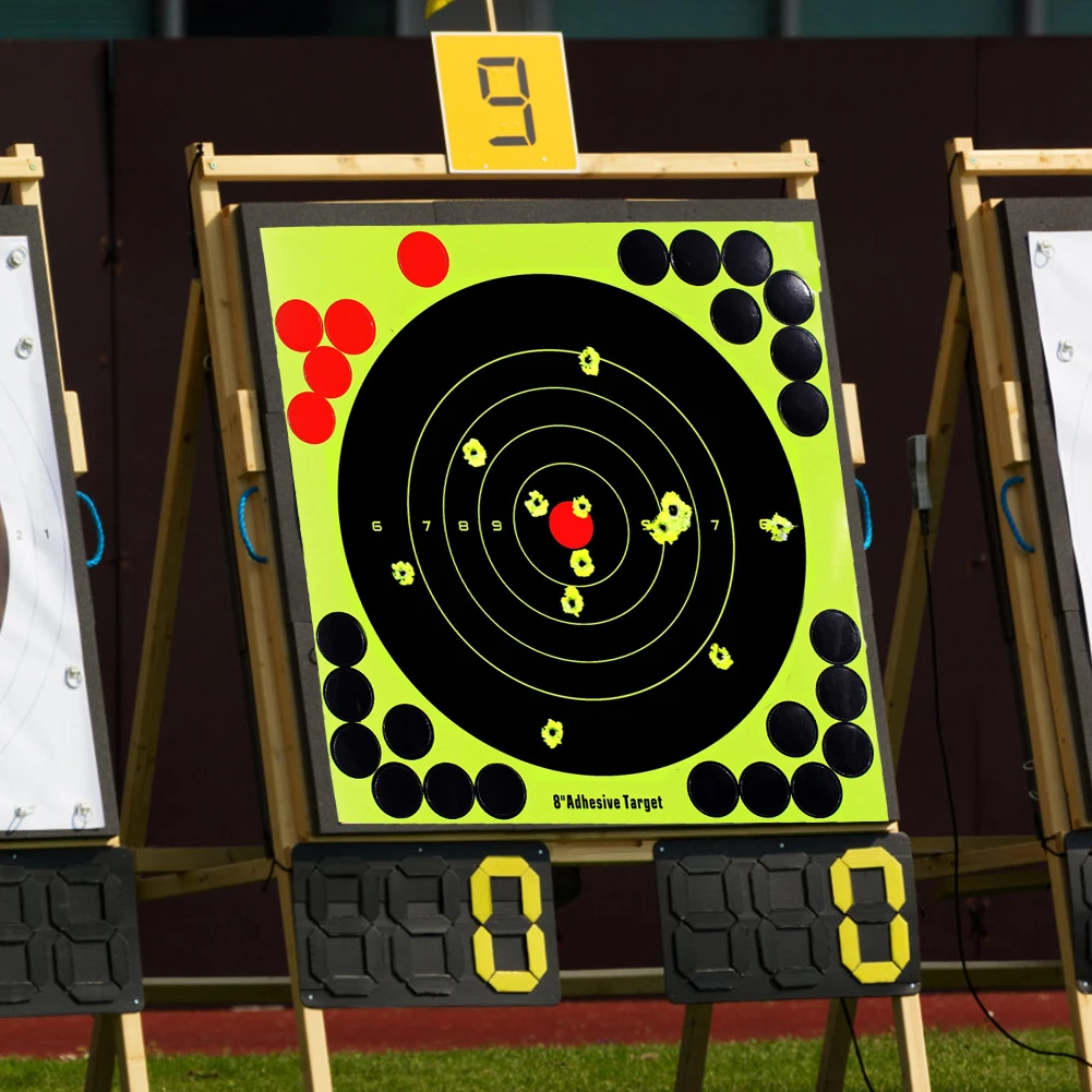 8-inch splatter target adhesive stickers 10/20/30/40/50PCS shooting targets stickers for competition practice