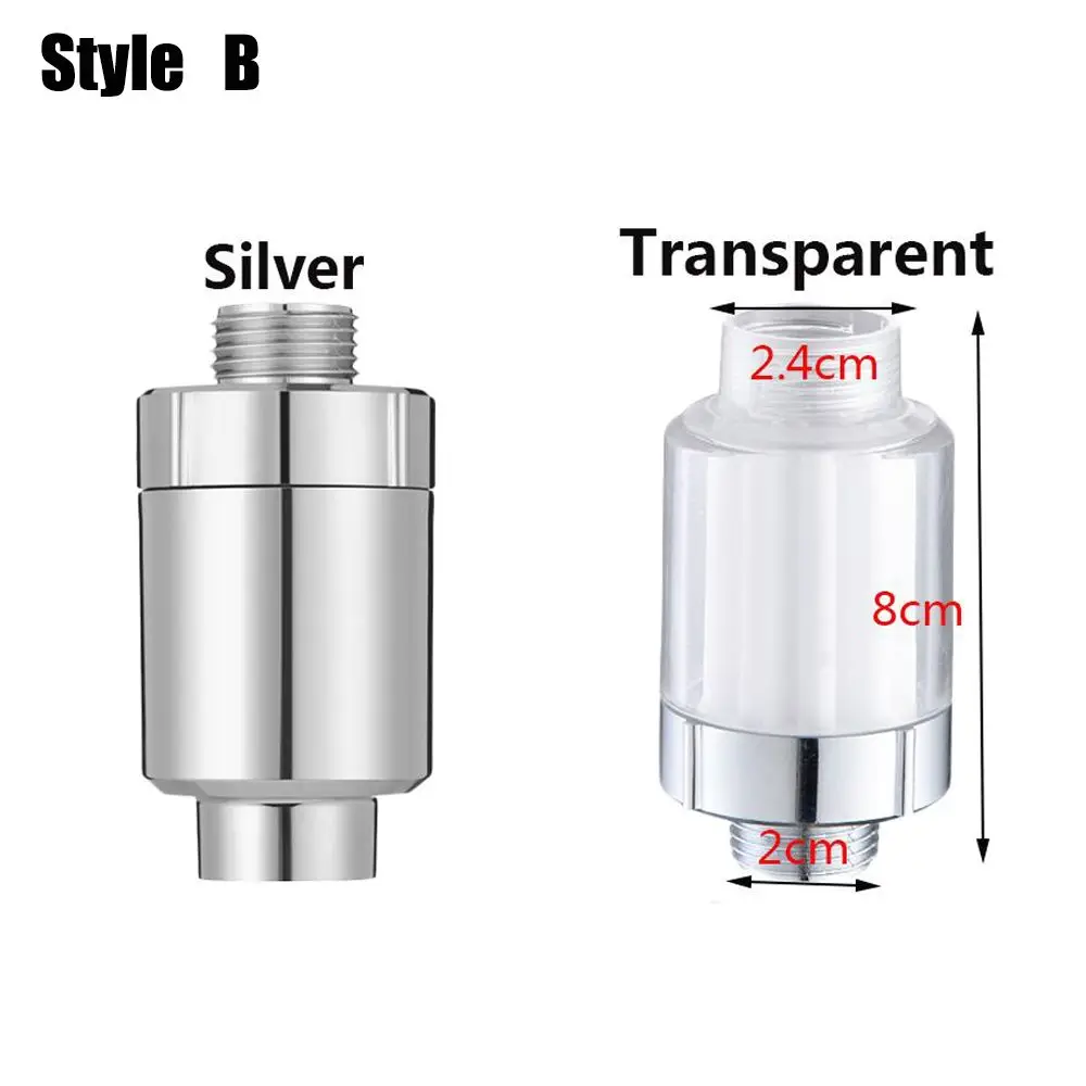 Universal Shower Filter Kitchen Bathroom Faucets Purification Practical Health Chlorine Removal Filter Bathroom Accessories 6