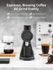 STARSEEKER AK74 Electric Coffee Grinder 74MM Flat Titanium Burr Espresso Brew Coffee Bean Grinder Speed Regulation Black White 4