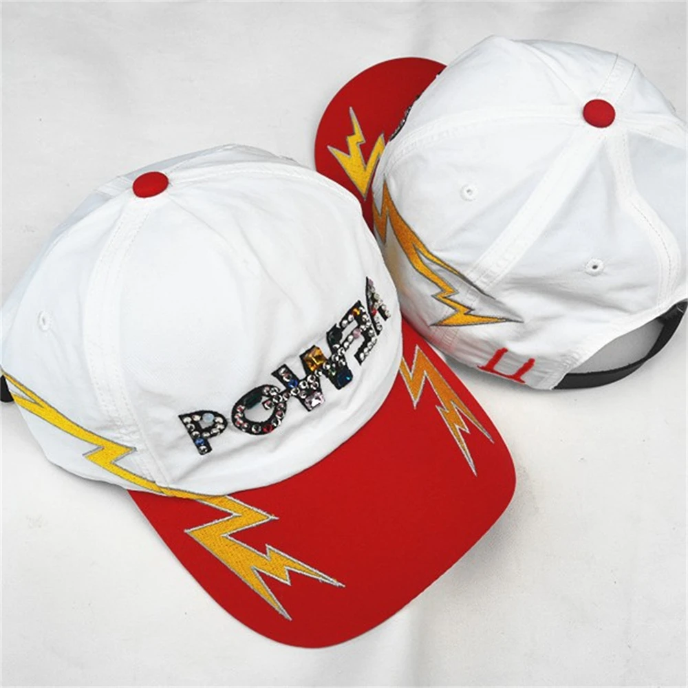 KPOP BIGBANG G-Dragon POWER Diamond Embroidered Baseball Cap