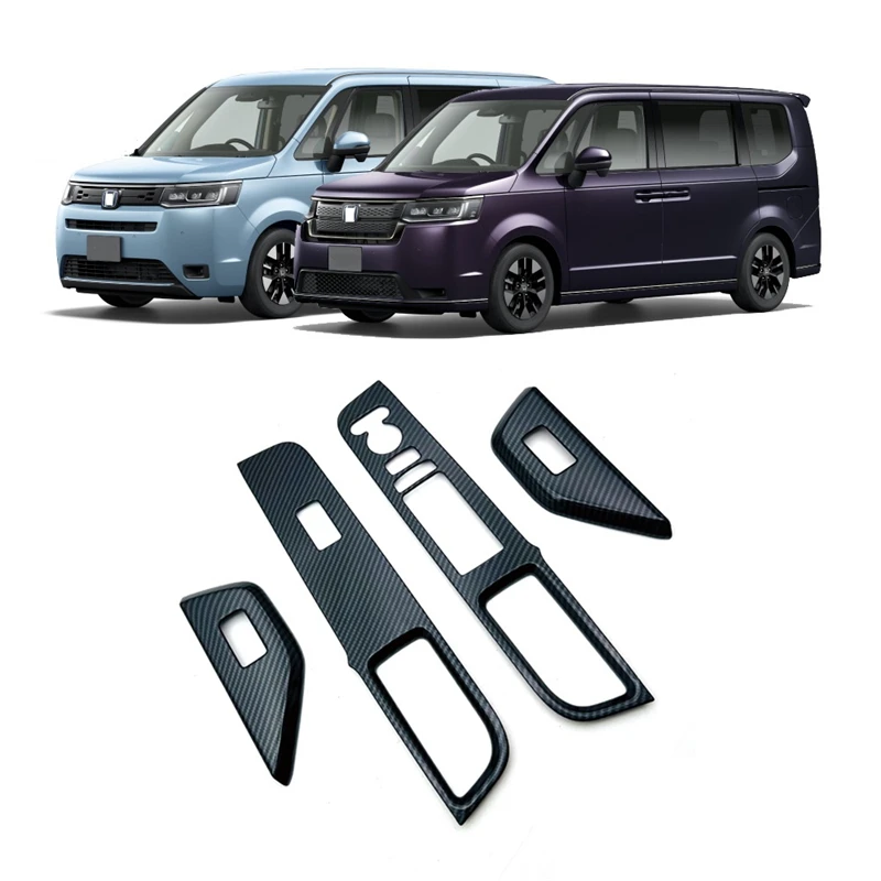 

Для Honda Stepwgn Spada Air RP6 2022 2023 панель управления переключателем окон отделка фотопанели Крышка отделки дверной ручки крышка рамки