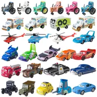 Cars Disney Pixar Cars Toy Lightning McQueen Jackson Storm Mater Sally Sheriff 1:55 Diecast Model Car Toy Children Birthday Gift 1