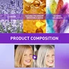 30ML Gray Color Fixing Hair Dye Shampoo Cover Gray Hair Fade Yellow After Bleach Hair Shampoo Non-irritating Purple Shampoo 5