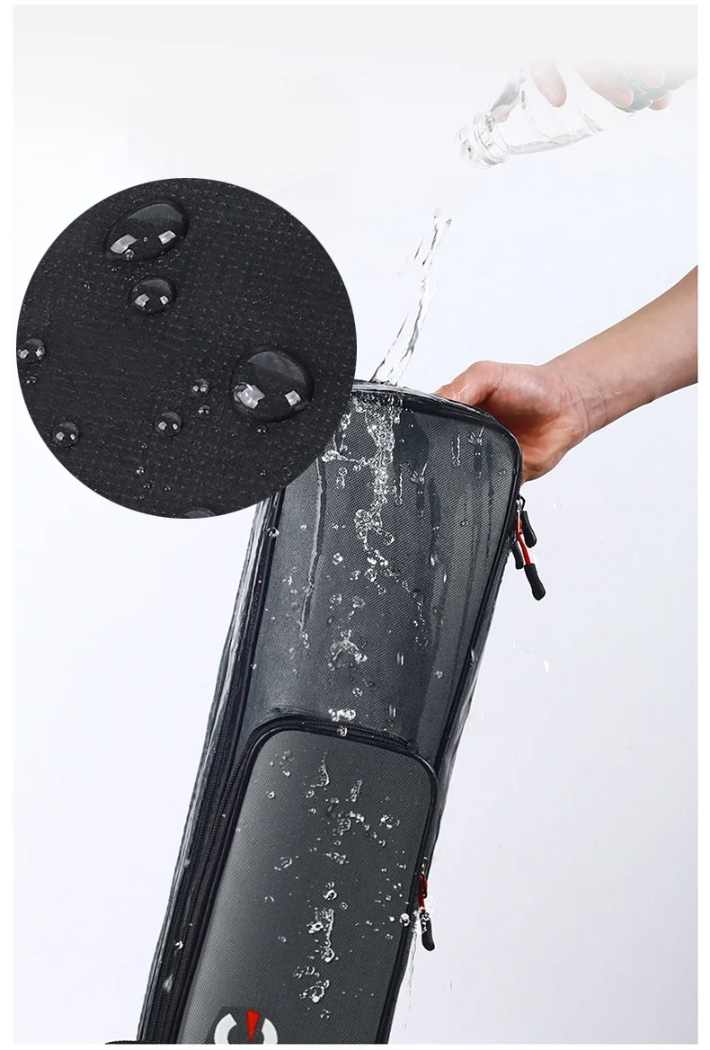 Description Picture 6 of itemMultifunctional Belly Fishing Rod Bag Waterproof 2/3 Layer 70CM-130CM Fishing Gear Storage Bag Large Capacity Tackle Bag XA86G