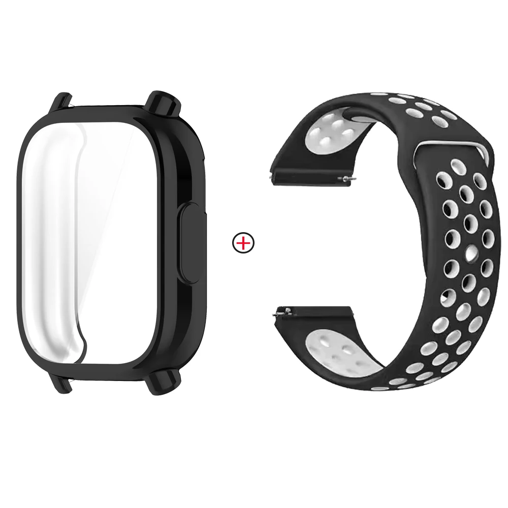 Soft Silicone Strap with TPU Case and Screen Protector