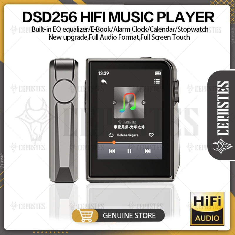 

2023NEW DSD256 Mini HiFi MP3 Music Player Metal 24Bit/192KHz DSP DAC Lossless Hard Decording HD OTG APE FLAC Full Formats Player