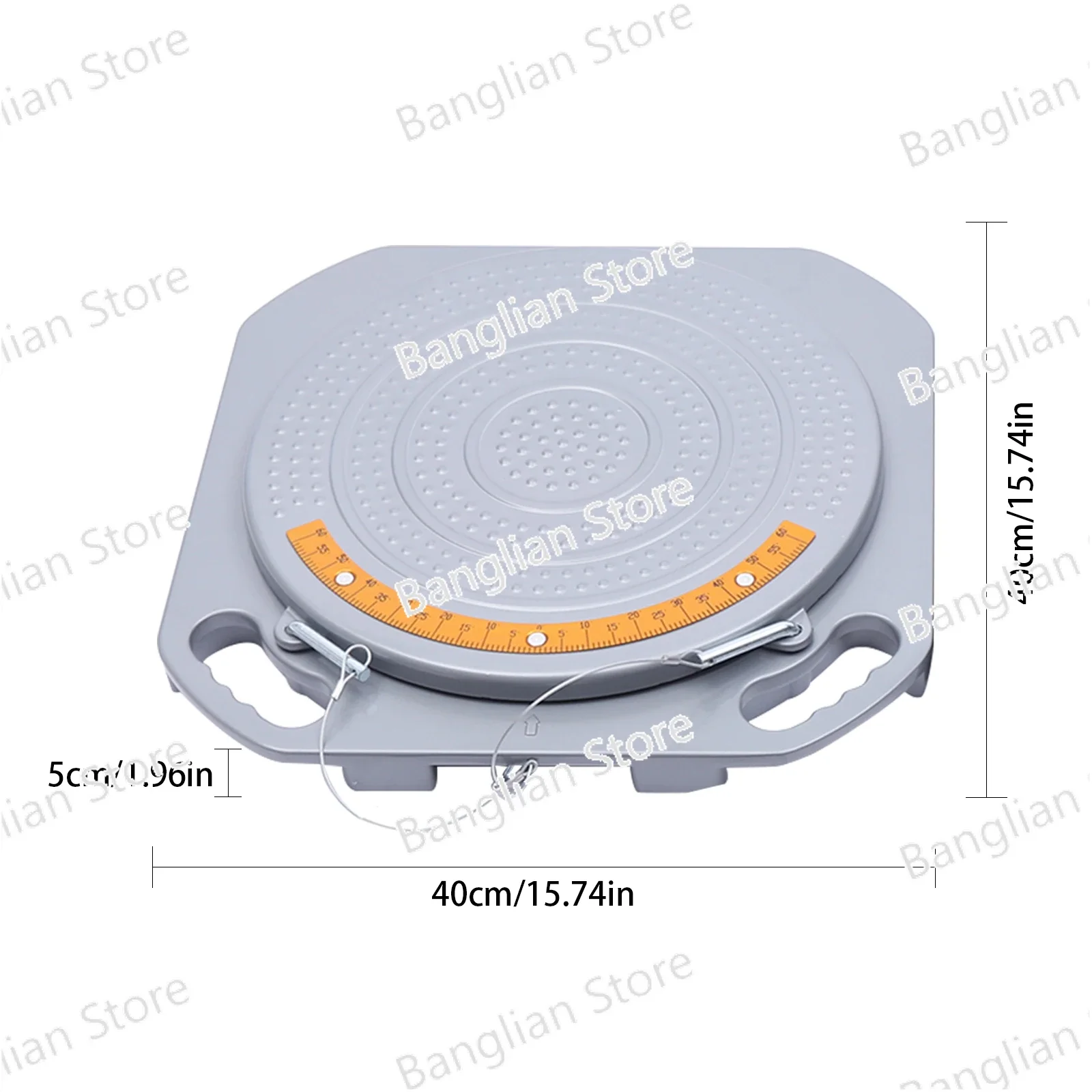 

Wheel Aligner System Turnplates Turntables Radius Plates with Scale 2 Ton Load Capacity for Alignment Scissor Lift 4-Post Lift
