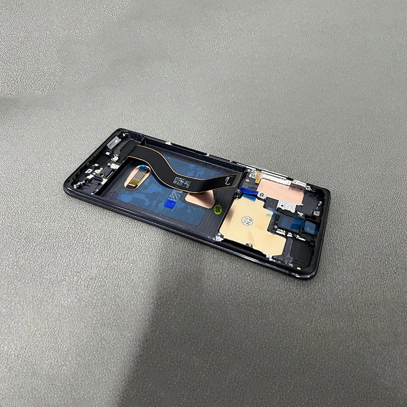 삼성 Pantalla S20 Plus LCD Display6.7 G985F 용 AMOLED 프레임 스크린 어셈블리 터치 스크린 디지타이저 휴대 전화 LCD 포함