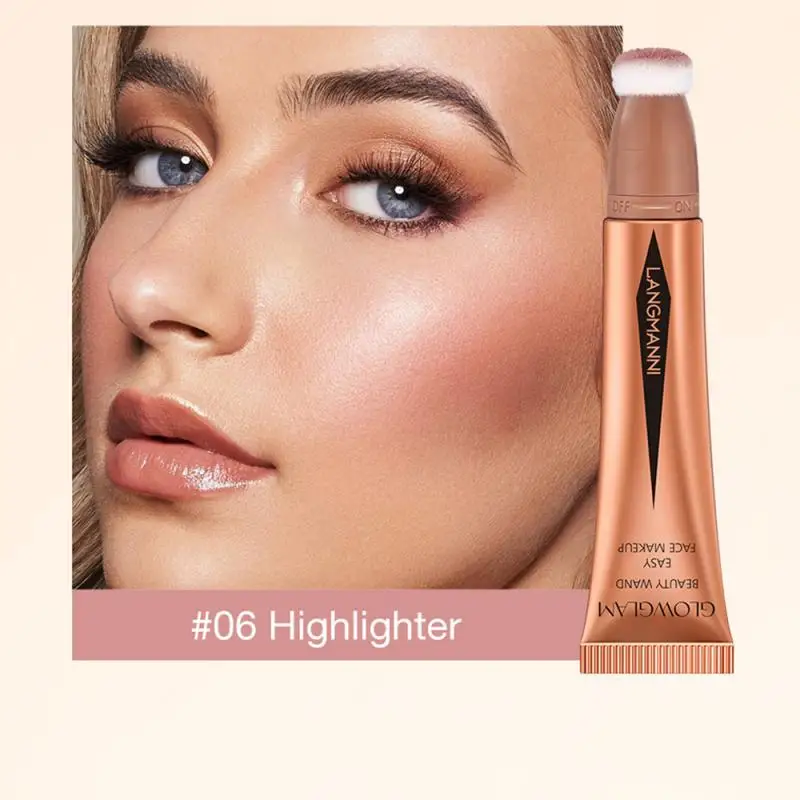 New air cushion repair blush highlight combination waterproof sweat-proof oil control makeup multi-color optional makeup powder blusher blush stick blush powder liquid blush blush plate facial blusher monochrome blush blush cream cream blusher rose blush