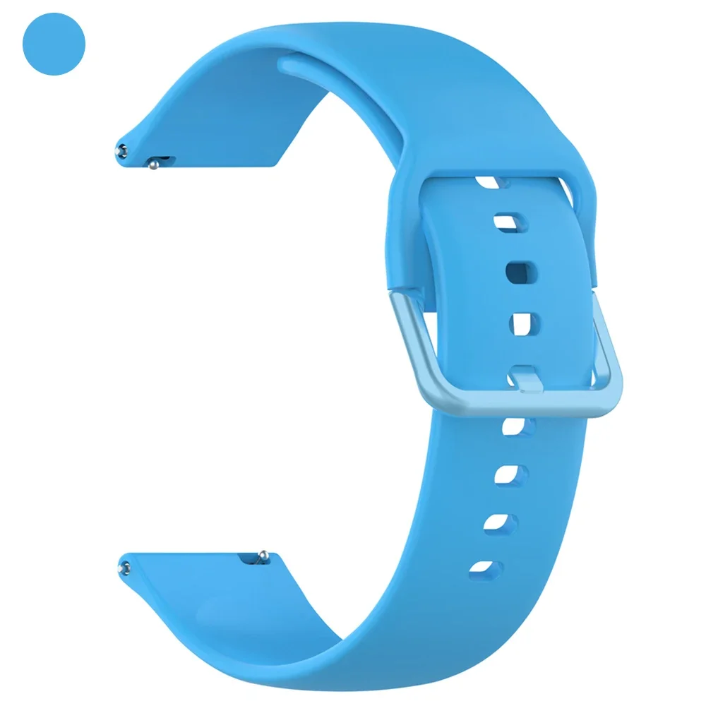 Enhanced Silicone Sports Watch Band – Premium Quality, 20mm/22mm, Multiple Fits