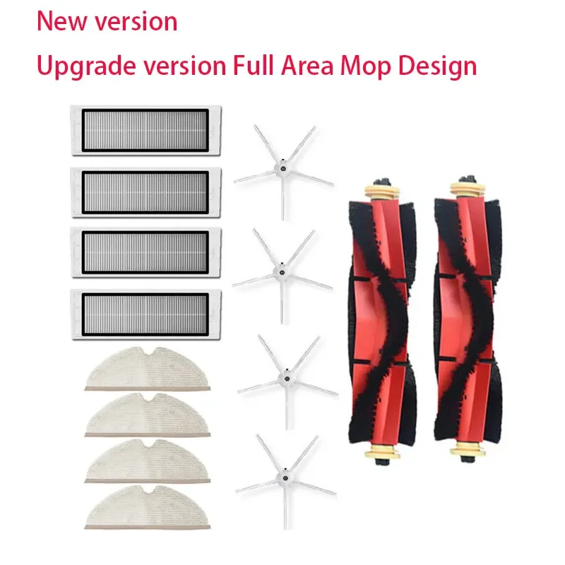

High Quality Removable Main brush Washable HEPA filter for Xiaomi Roborock S6 S60 S65 S5 MAX T6 Tanos Mopping Cloth Spare Parts